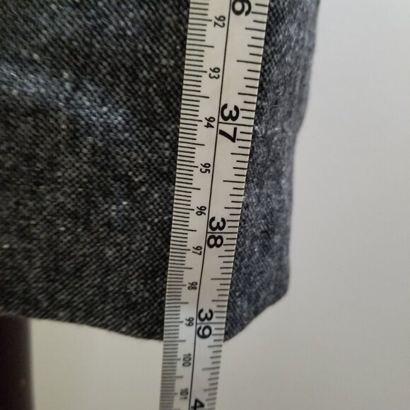 Bebe Brand pencil dress, size 4, grey with black leather - Picture 13 of 16